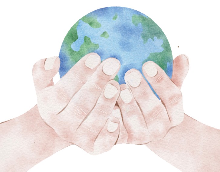 Welt in der Hand